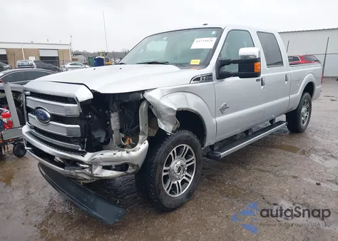 2014 Ford F-250 Lariat из США, поврежденный, VIN 1FT7W2BTXEEB61613